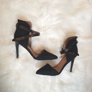 JustFab size 9 black heels
